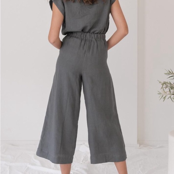 Laude the Label Organic Cotton Wide Leg Pants Sustainable Ethical Size Small - Picture 5 of 5